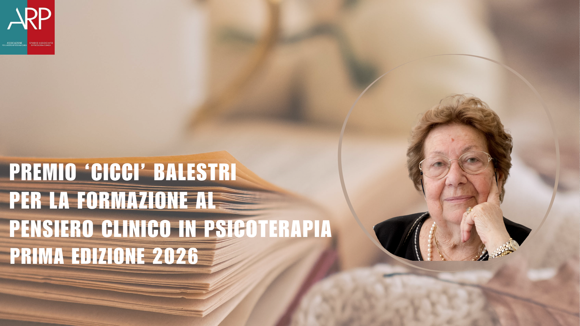 Premio ‘Cicci’ Balestri per la formazione al pensiero clinico in psicoterapia